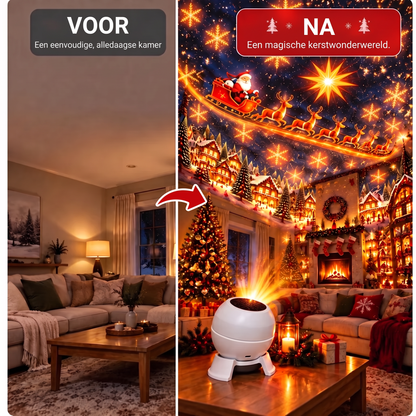 🎁✨Officiële Nederlandse merkshop | 🎅🎄 𝑺𝒖𝒊𝒊𝒂𝒐® Slimme holografische projector (HD intelligente dynamische 5D-projectie)