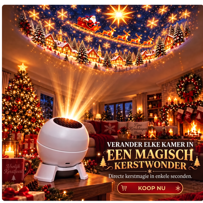 🎁✨Officiële Nederlandse merkshop | 🎅🎄 𝑺𝒖𝒊𝒊𝒂𝒐® Slimme holografische projector (HD intelligente dynamische 5D-projectie)